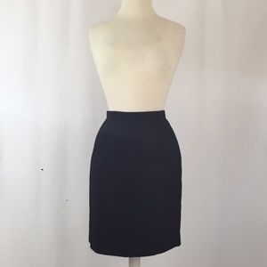 {Givenchy Paris} Classic Black Pencil Skirt